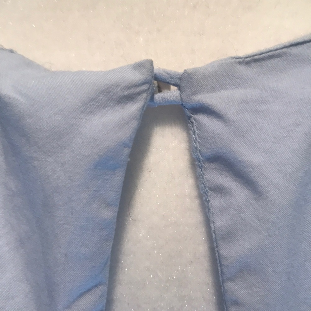 “WILFRED” LESSINE Blue Smock Dress . - Picture 12 of 16